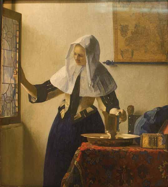 Johannes Vermeer Young Woman with a Water Pitcher Germany oil painting art
